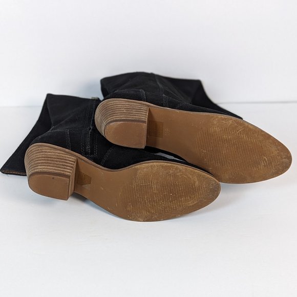 MADEWELL  Greta Tall Western Boots - True Black - Picture 6 of 7